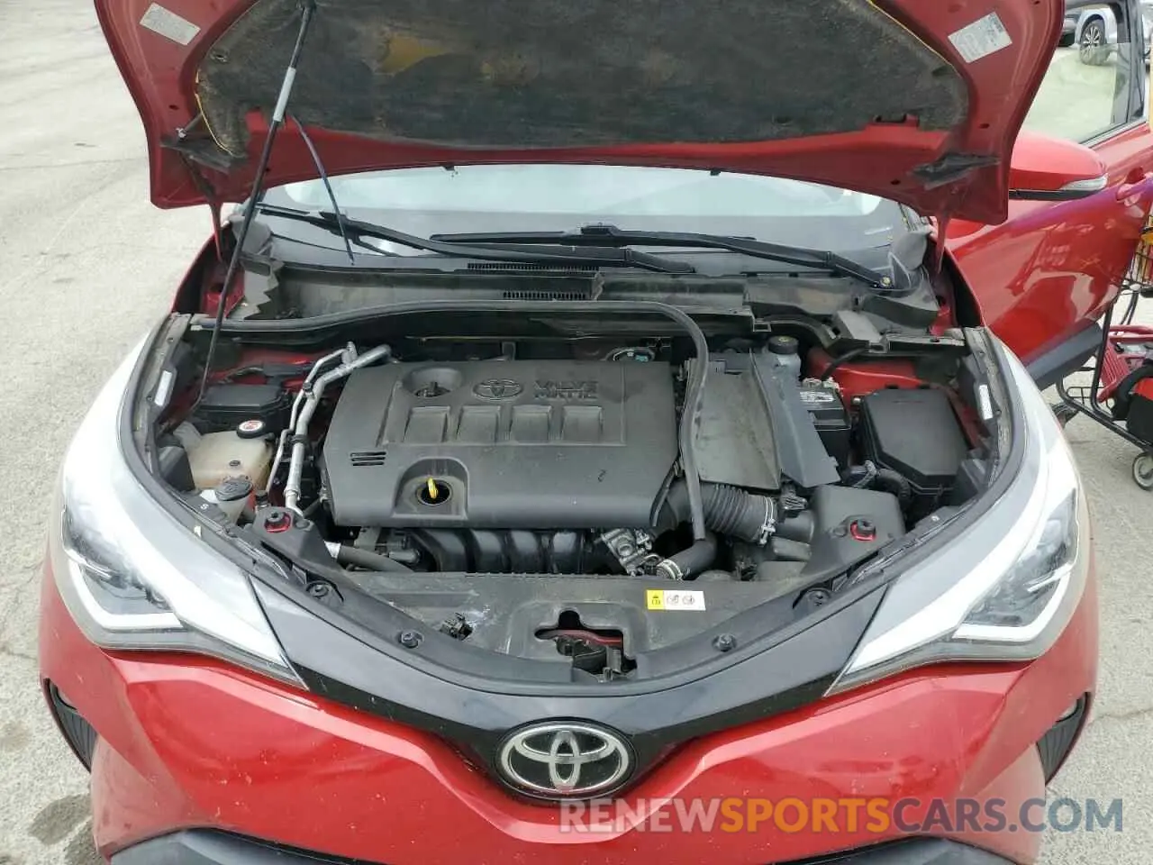 12 fotografías del automóvil dañado JTNKHMBX2M1104830 TOYOTA C-HR 2021