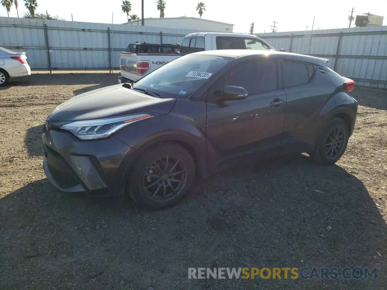 1 fotografías del automóvil dañado JTNKHMBX2M1105525 TOYOTA C-HR 2021