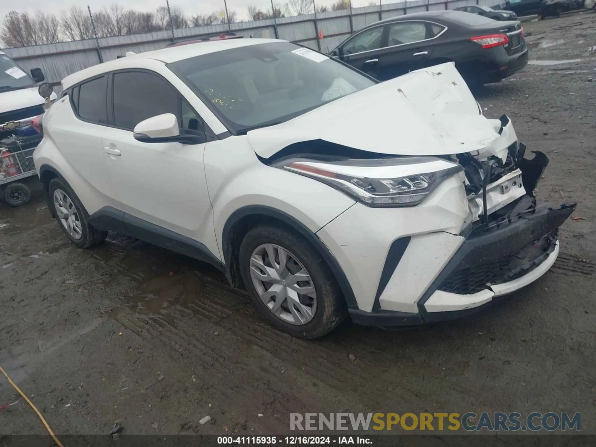 1 fotografías del automóvil dañado JTNKHMBX2M1110644 TOYOTA C-HR 2021