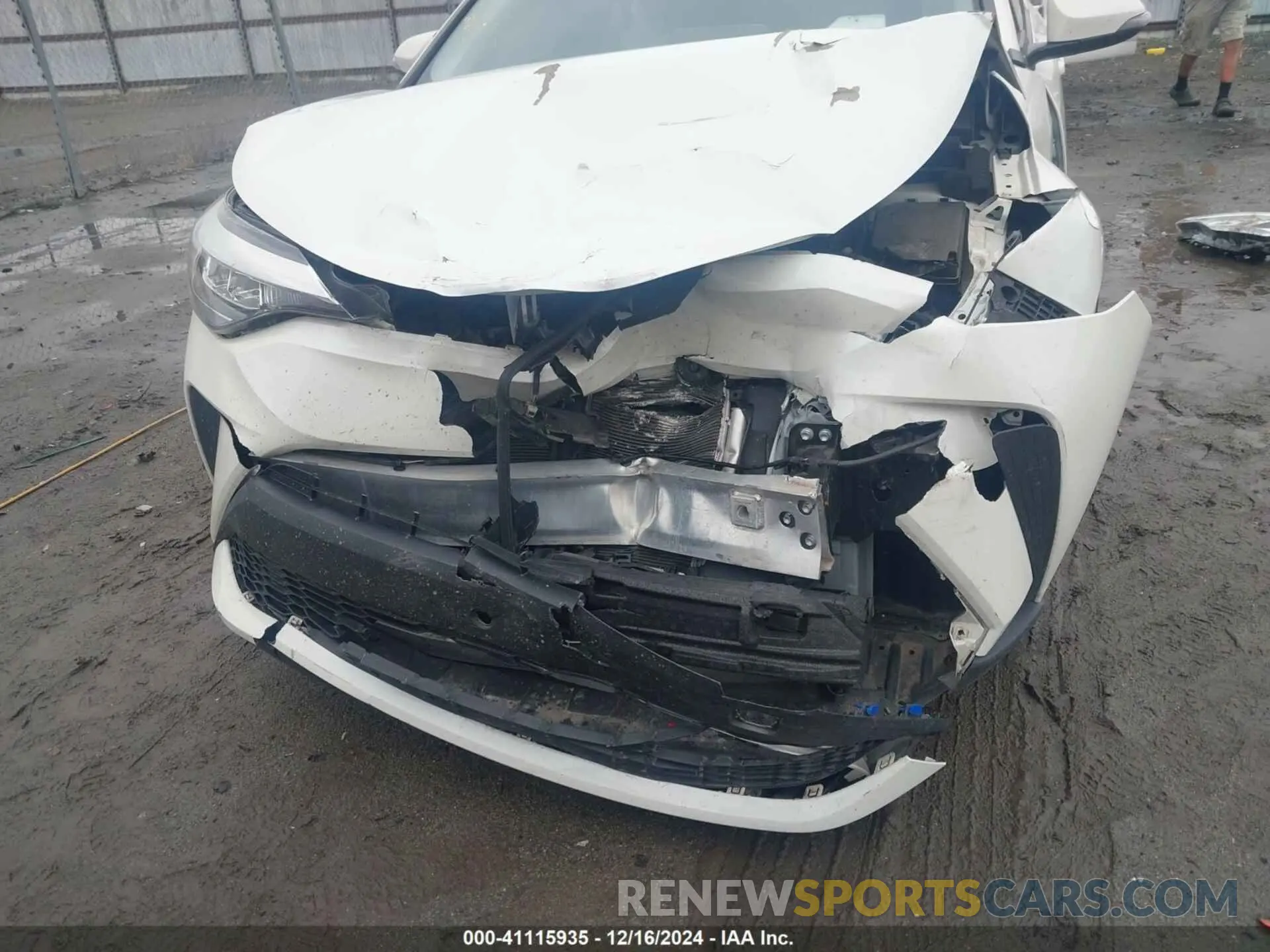 6 fotografías del automóvil dañado JTNKHMBX2M1110644 TOYOTA C-HR 2021