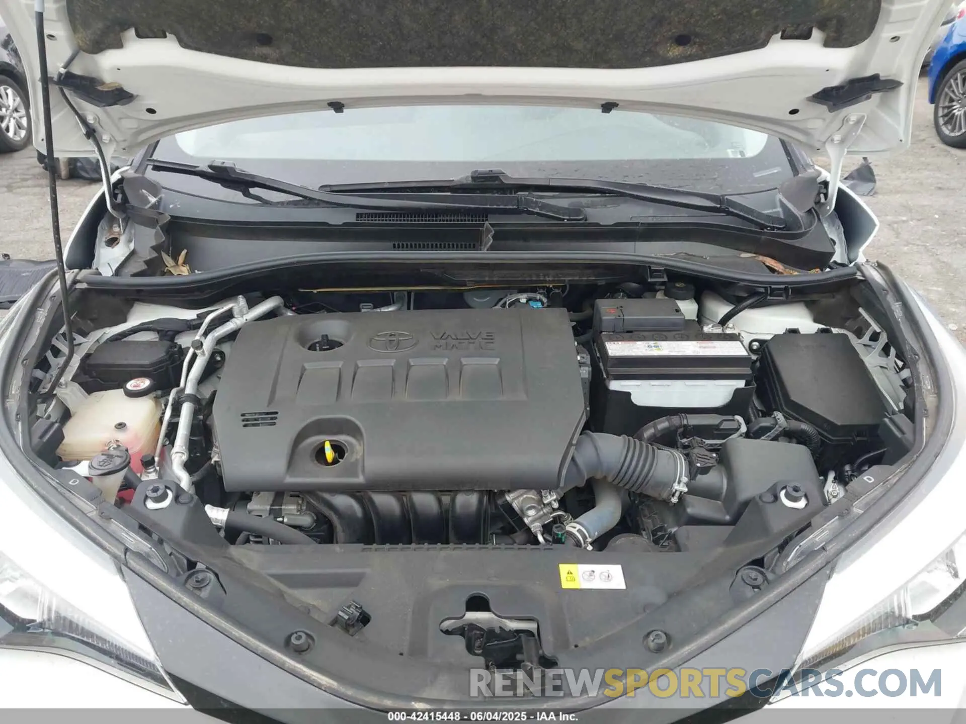 10 fotografías del automóvil dañado JTNKHMBX2M1119196 TOYOTA C-HR 2021
