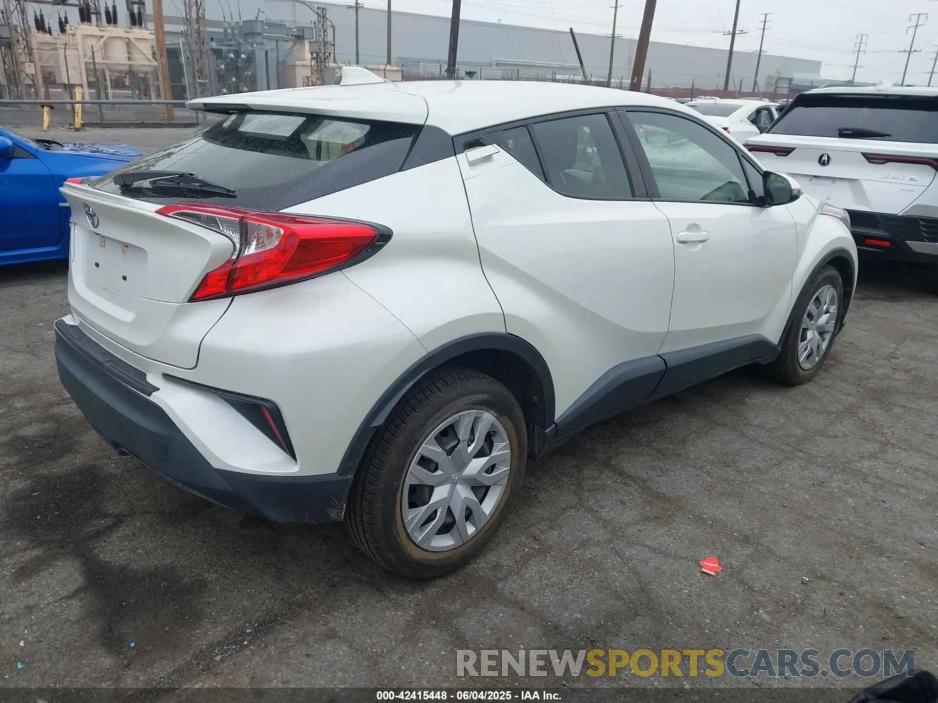 4 fotografías del automóvil dañado JTNKHMBX2M1119196 TOYOTA C-HR 2021
