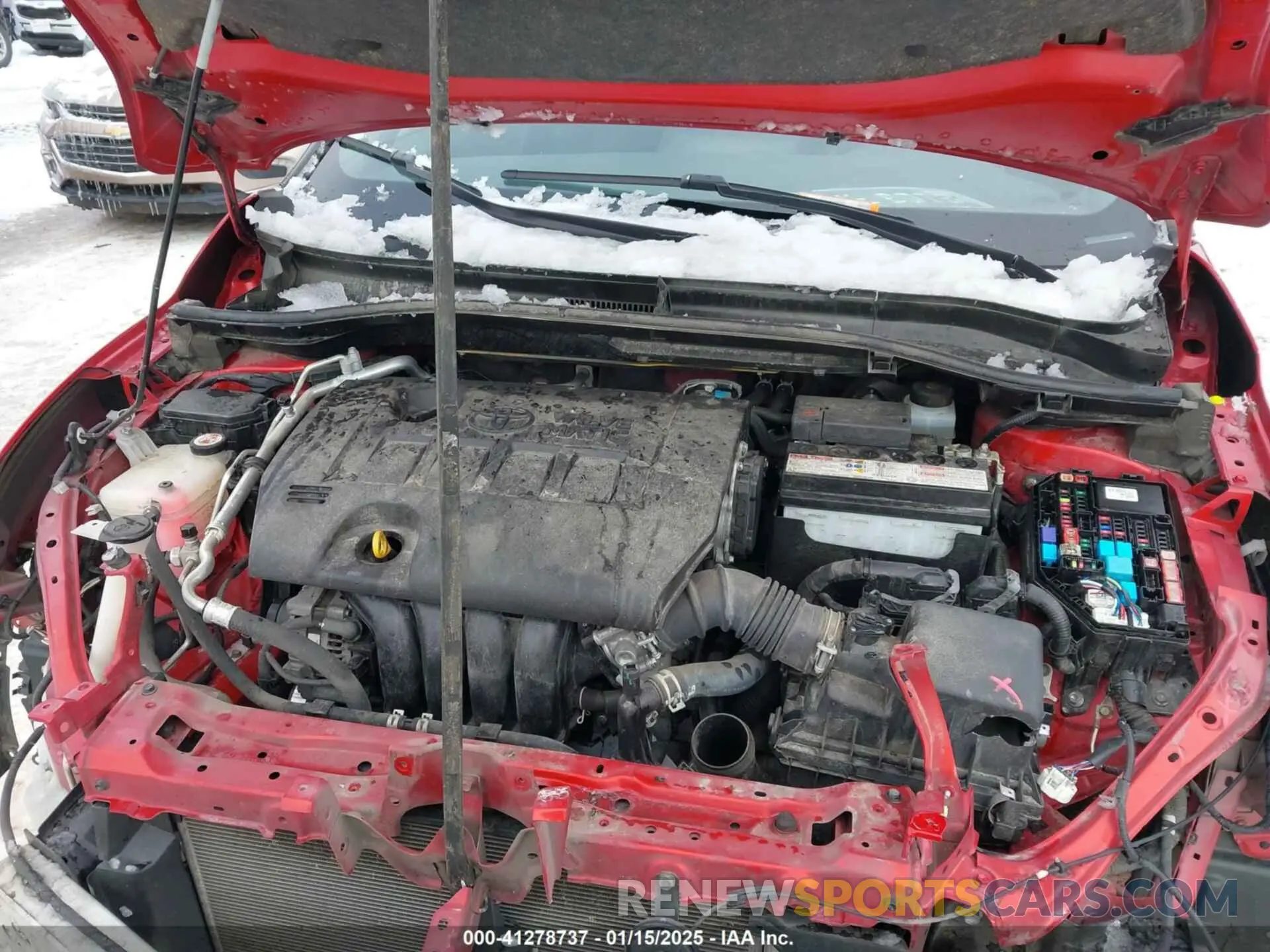 10 fotografías del automóvil dañado JTNKHMBX3M1098939 TOYOTA C-HR 2021