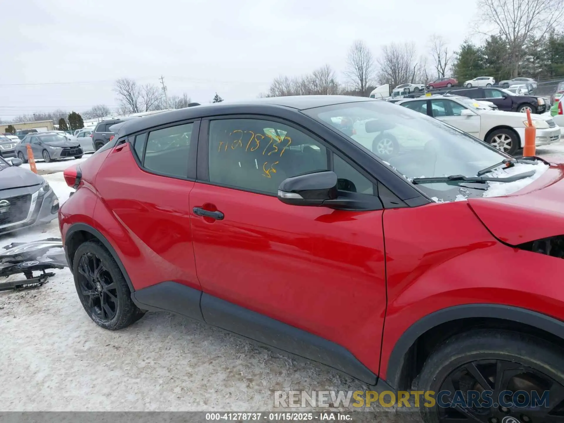 14 fotografías del automóvil dañado JTNKHMBX3M1098939 TOYOTA C-HR 2021