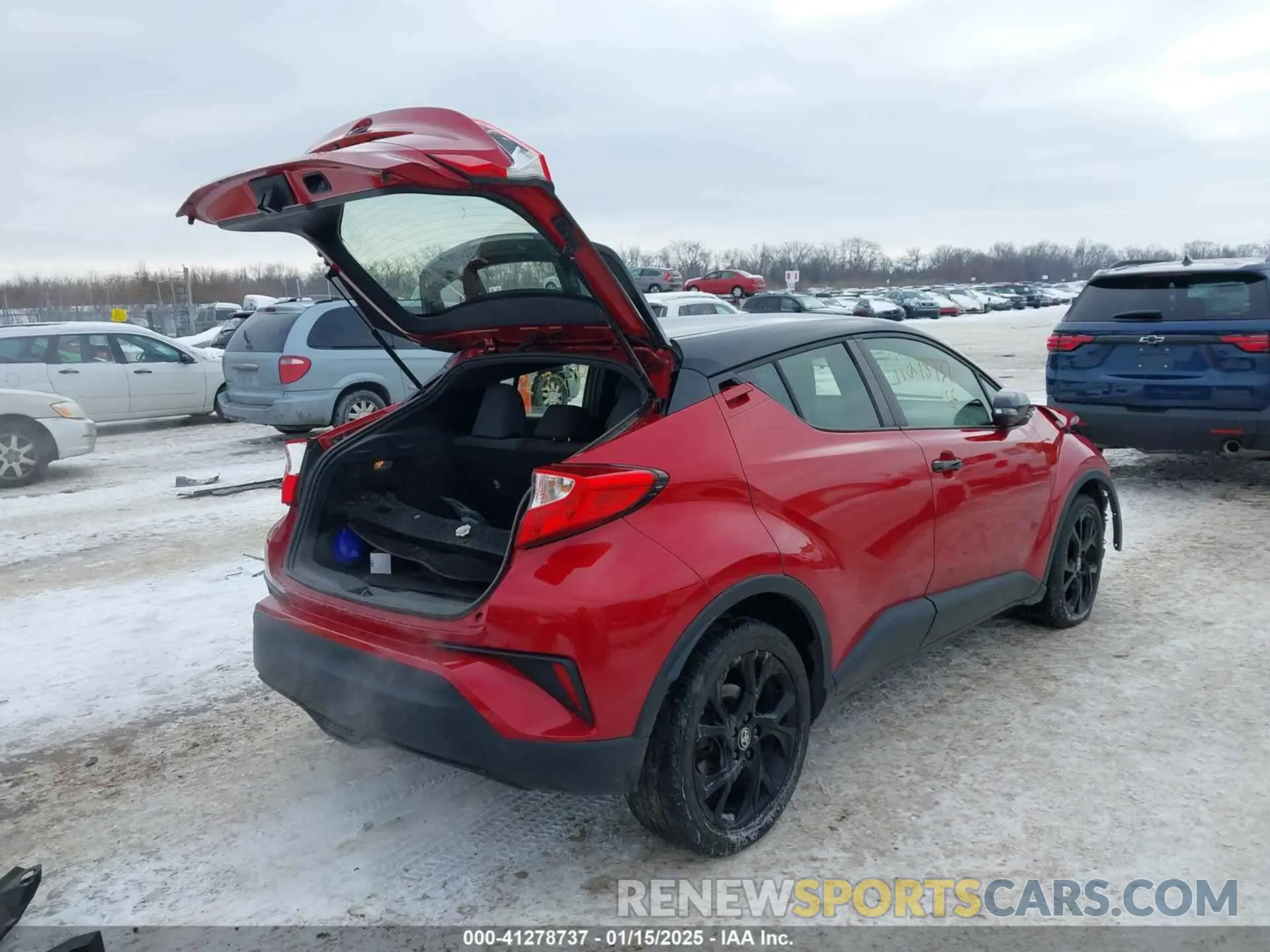 4 fotografías del automóvil dañado JTNKHMBX3M1098939 TOYOTA C-HR 2021