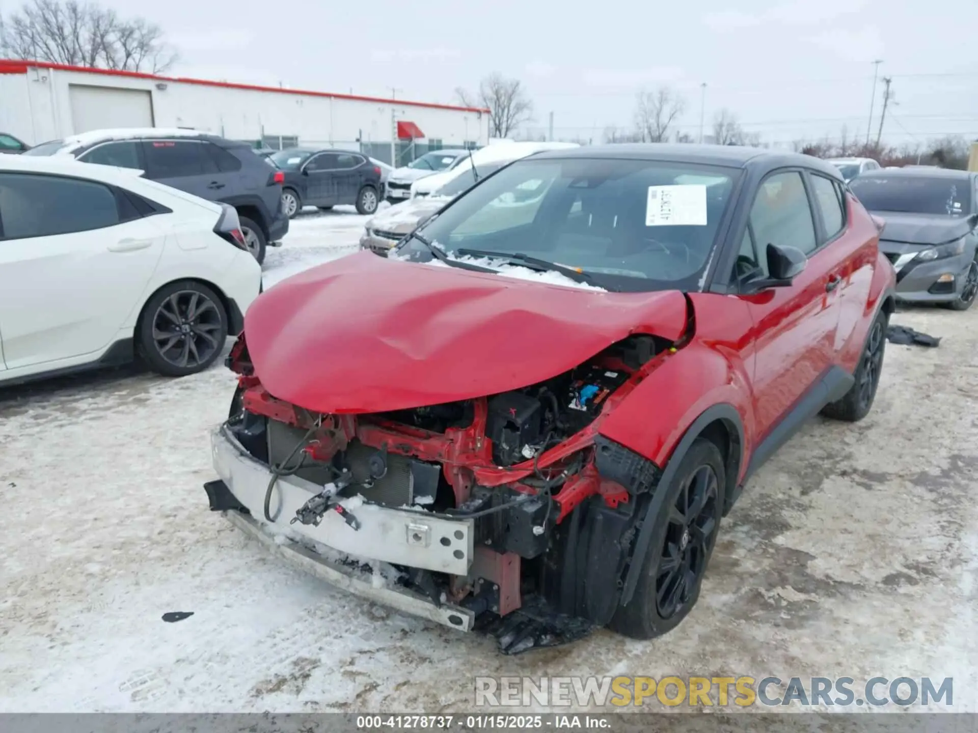 6 fotografías del automóvil dañado JTNKHMBX3M1098939 TOYOTA C-HR 2021