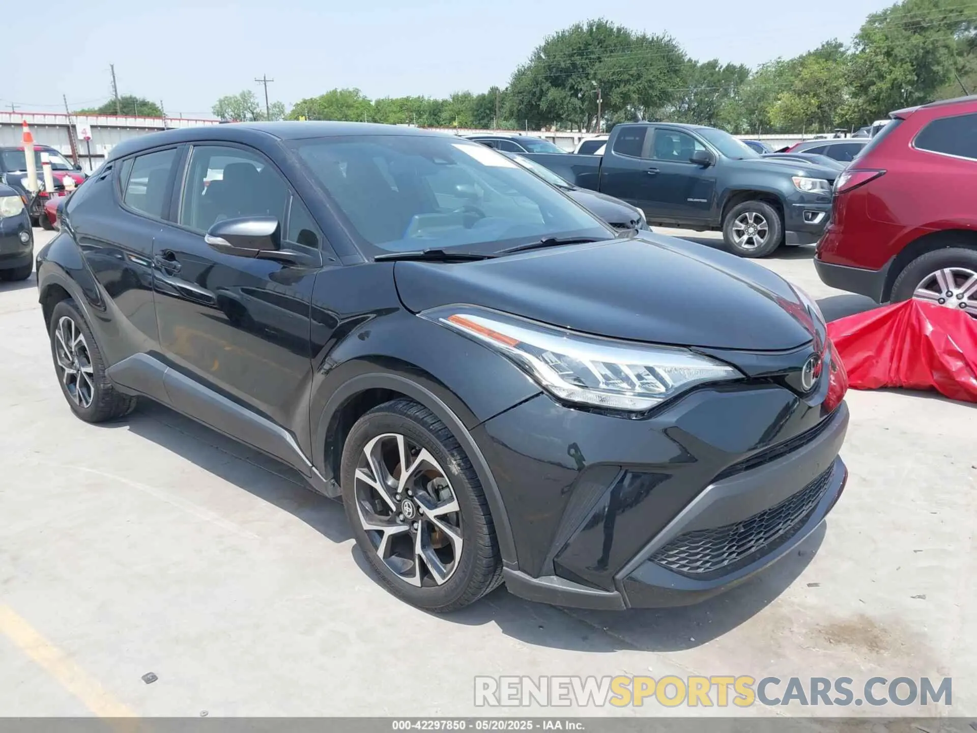 1 fotografías del automóvil dañado JTNKHMBX3M1104108 TOYOTA C-HR 2021