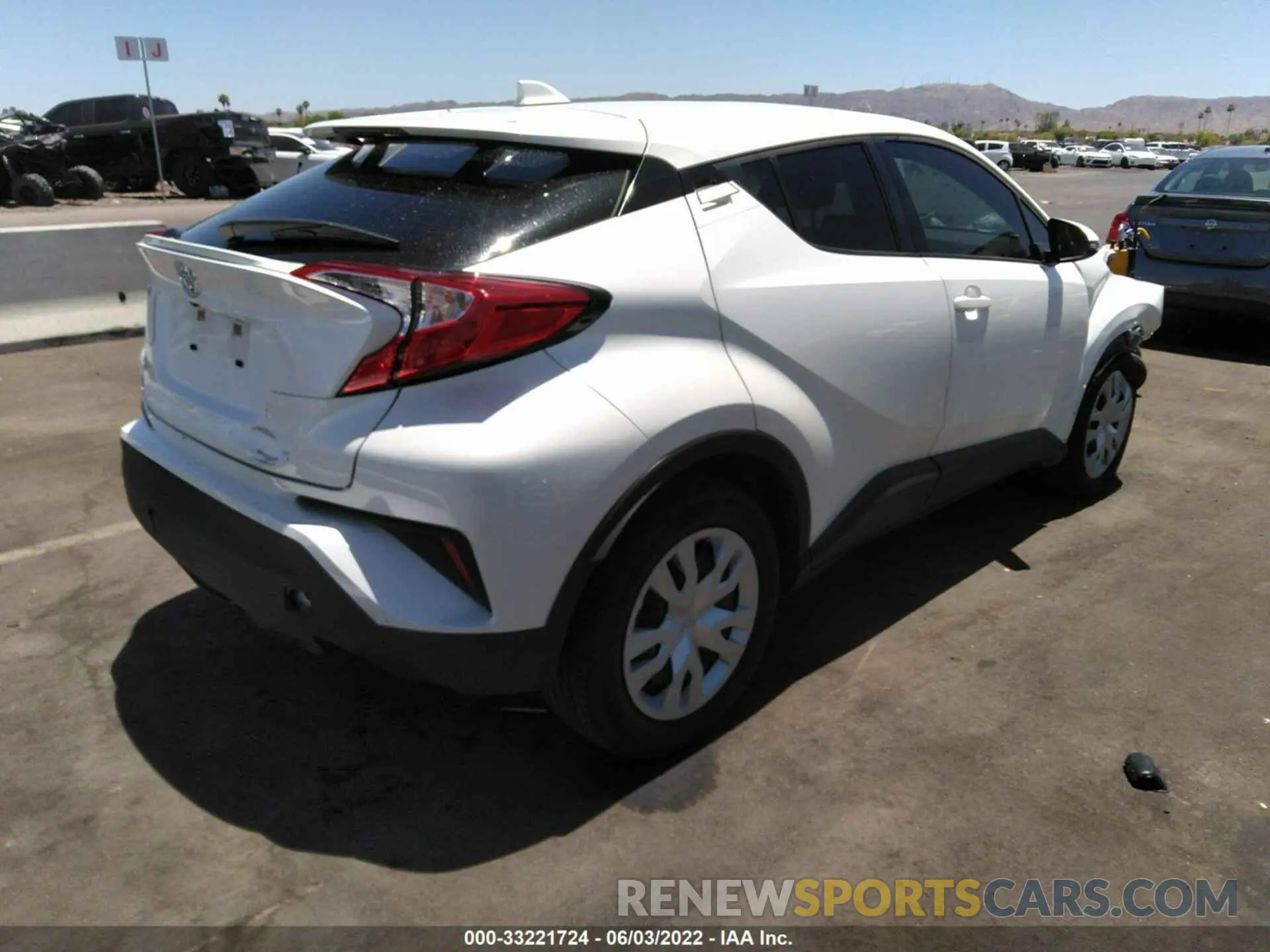 4 fotografías del automóvil dañado JTNKHMBX3M1110474 TOYOTA C-HR 2021