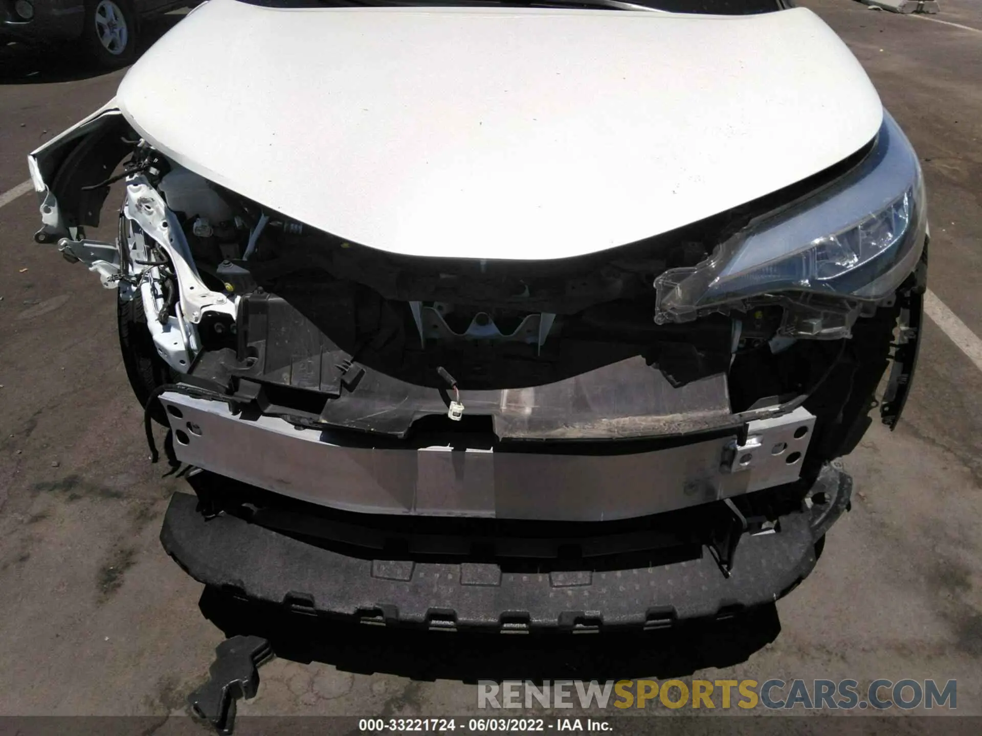 6 fotografías del automóvil dañado JTNKHMBX3M1110474 TOYOTA C-HR 2021