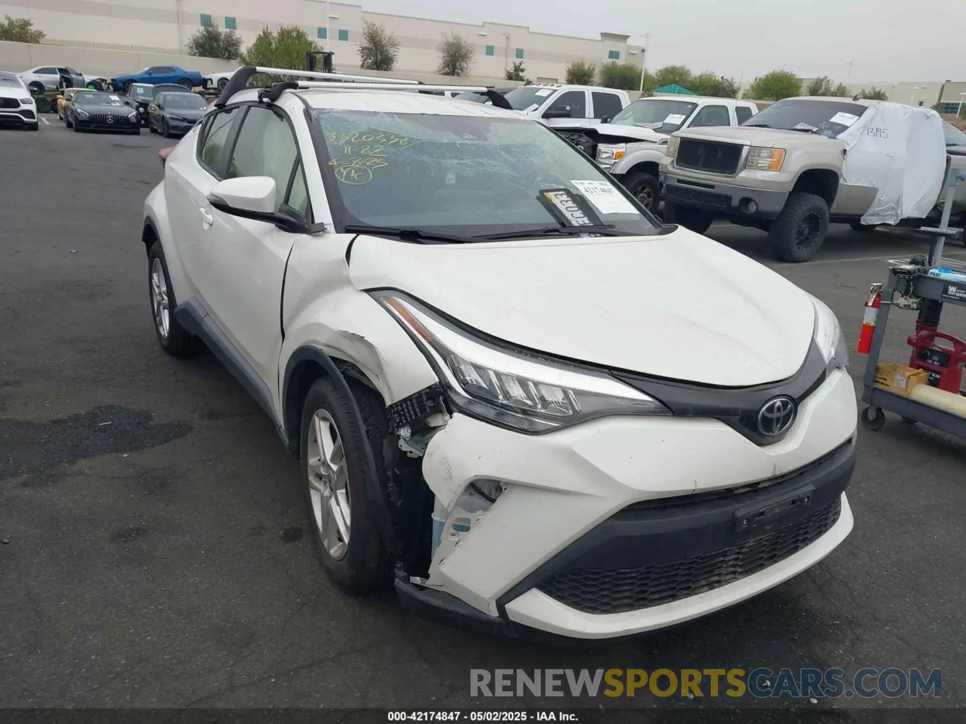 1 fotografías del automóvil dañado JTNKHMBX3M1125332 TOYOTA C-HR 2021