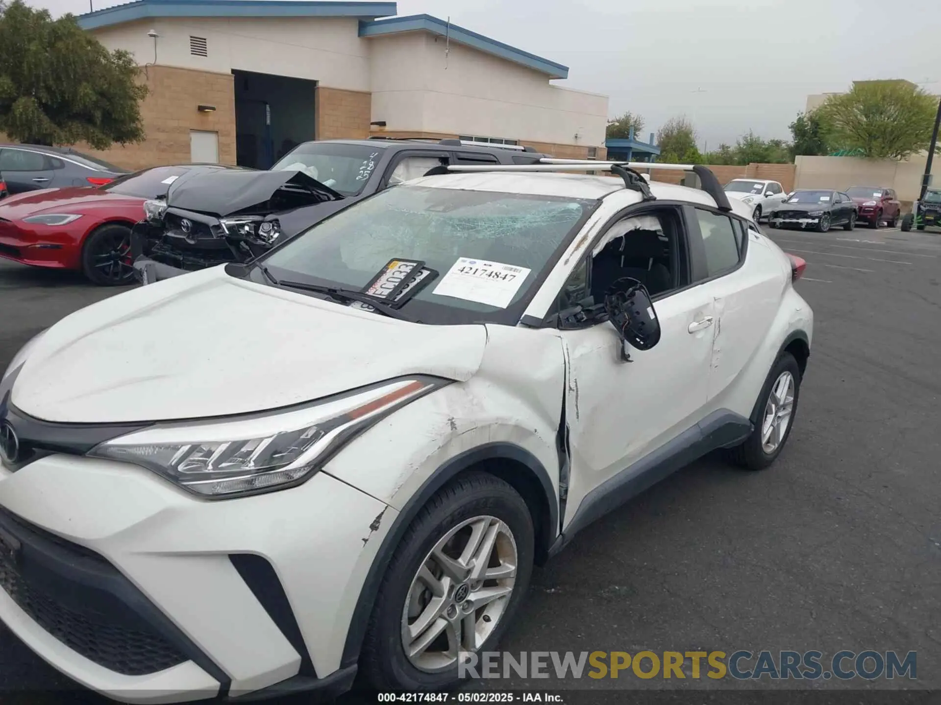 6 fotografías del automóvil dañado JTNKHMBX3M1125332 TOYOTA C-HR 2021