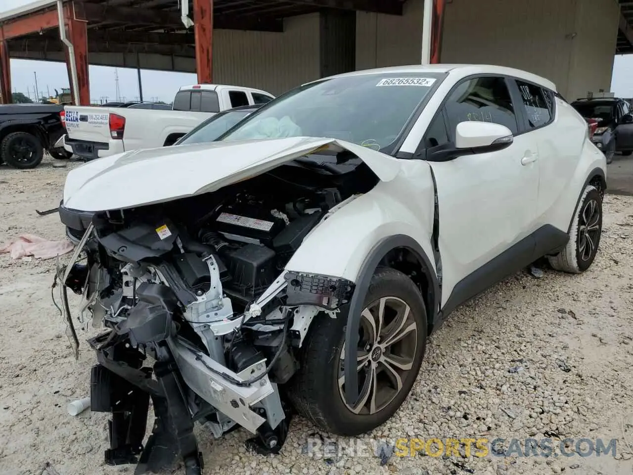 1 fotografías del automóvil dañado JTNKHMBX4M1105879 TOYOTA C-HR 2021