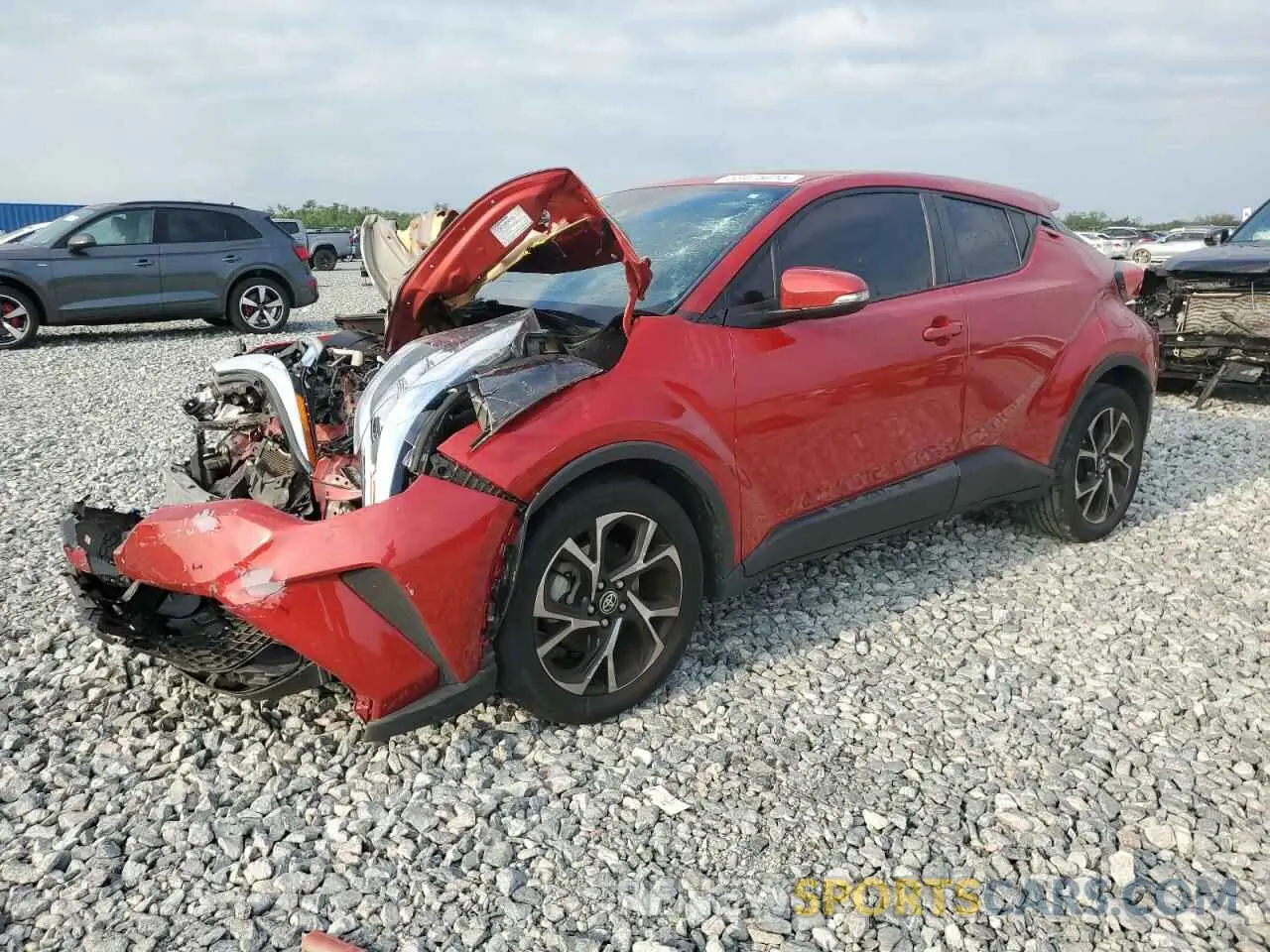 1 fotografías del automóvil dañado JTNKHMBX4M1107485 TOYOTA C-HR 2021