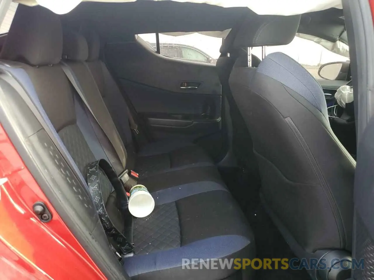 10 fotografías del automóvil dañado JTNKHMBX4M1107485 TOYOTA C-HR 2021