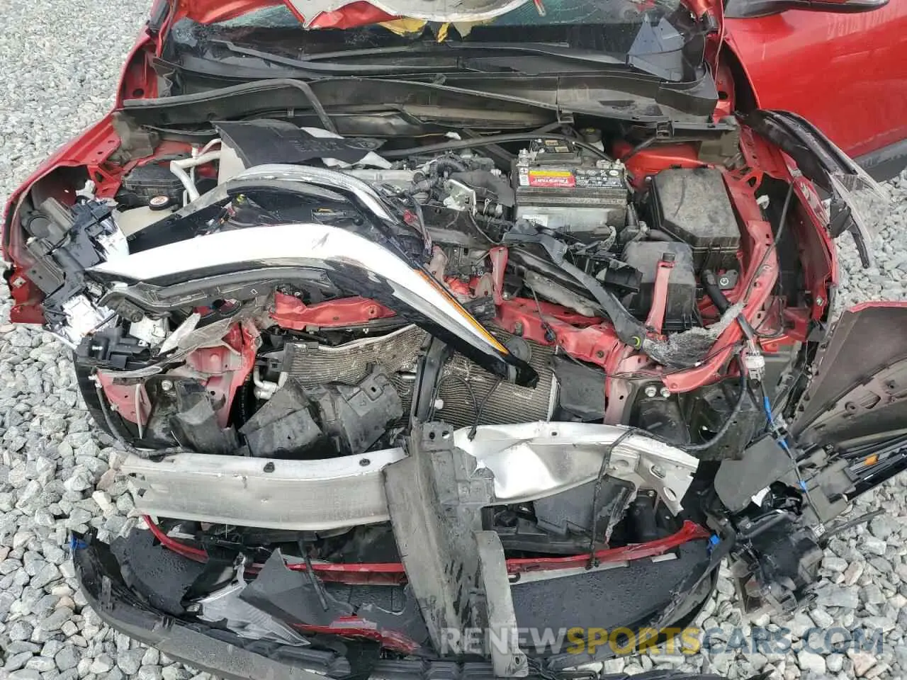 12 fotografías del automóvil dañado JTNKHMBX4M1107485 TOYOTA C-HR 2021