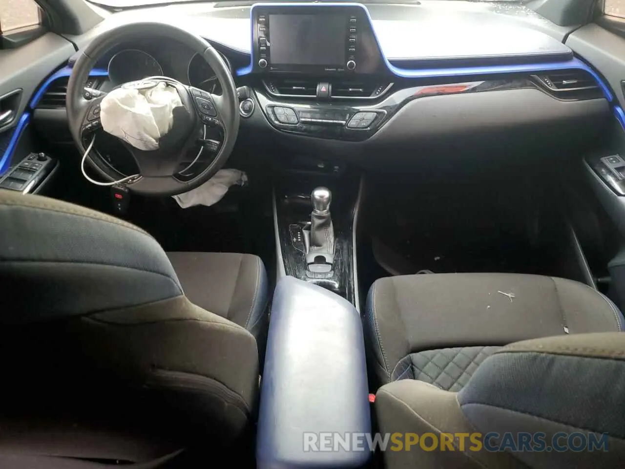 8 fotografías del automóvil dañado JTNKHMBX4M1107485 TOYOTA C-HR 2021