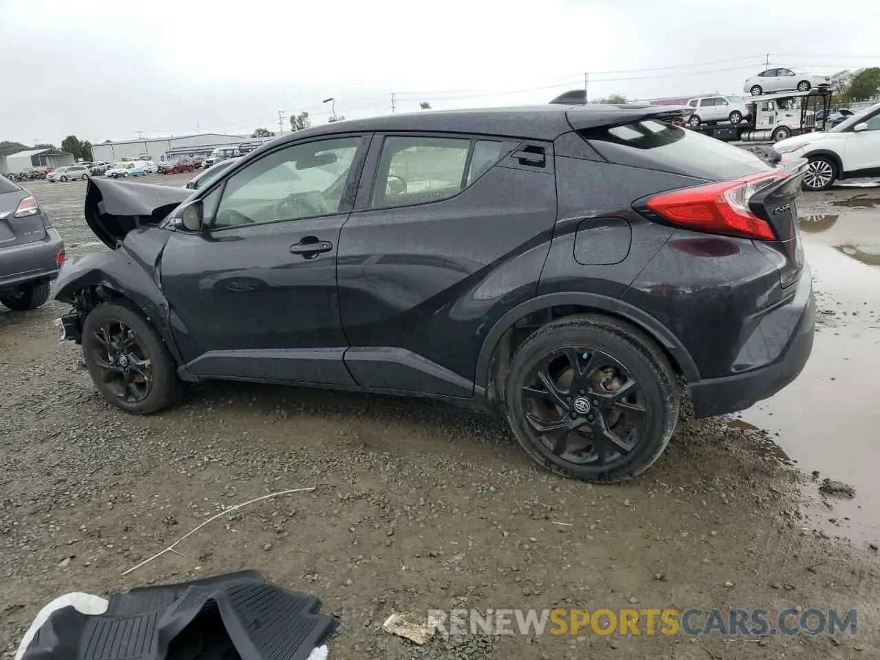 2 fotografías del automóvil dañado JTNKHMBX4M1119586 TOYOTA C-HR 2021