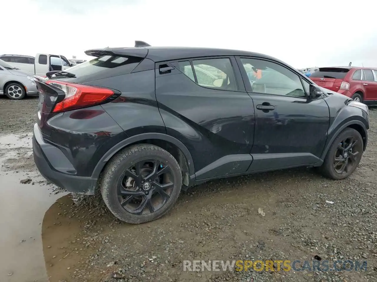 3 fotografías del automóvil dañado JTNKHMBX4M1119586 TOYOTA C-HR 2021