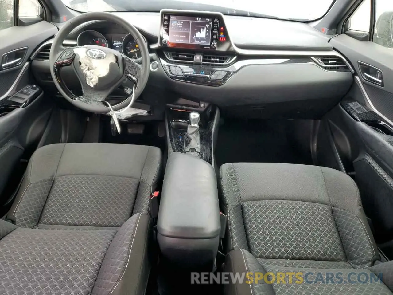 8 fotografías del automóvil dañado JTNKHMBX4M1119586 TOYOTA C-HR 2021