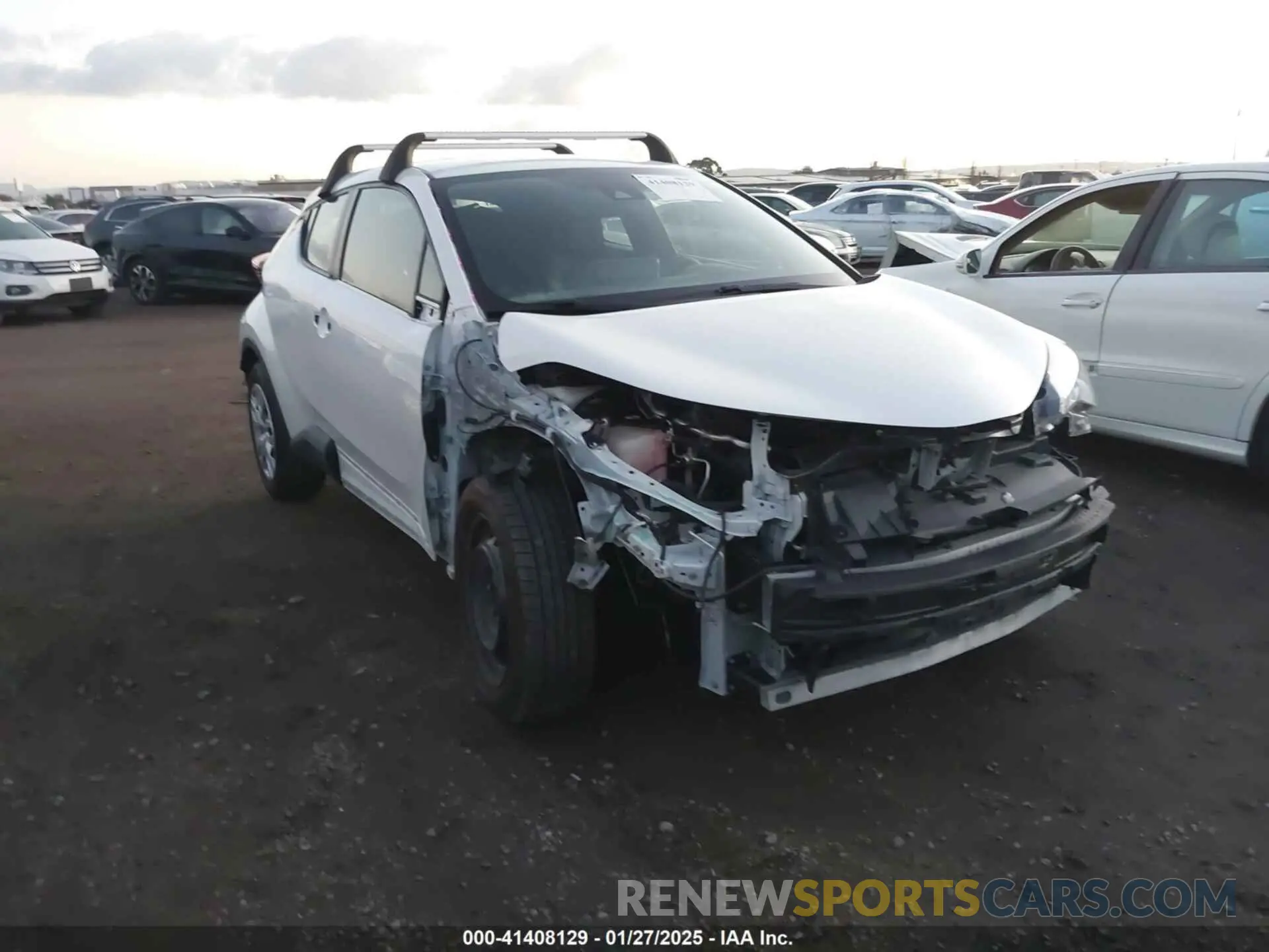 1 fotografías del automóvil dañado JTNKHMBX4M1120365 TOYOTA C-HR 2021