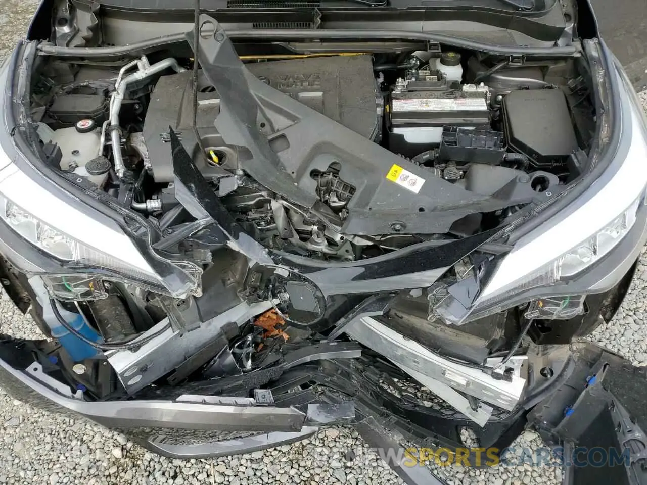 11 fotografías del automóvil dañado JTNKHMBX4M1125209 TOYOTA C-HR 2021