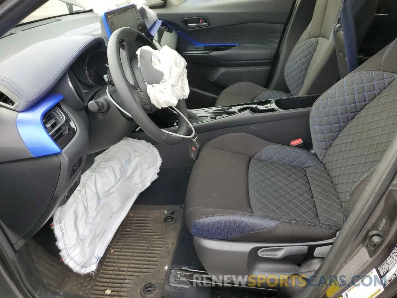 7 fotografías del automóvil dañado JTNKHMBX4M1125209 TOYOTA C-HR 2021
