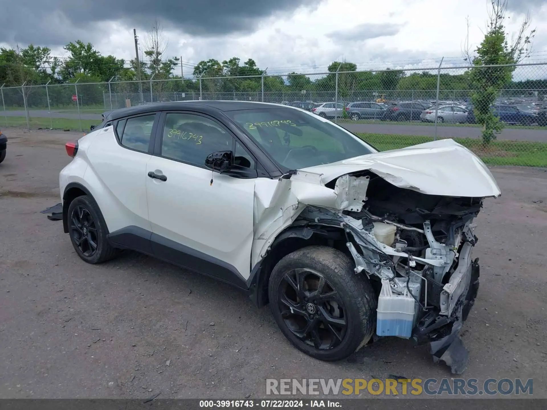 1 fotografías del automóvil dañado JTNKHMBX5M1097923 TOYOTA C-HR 2021