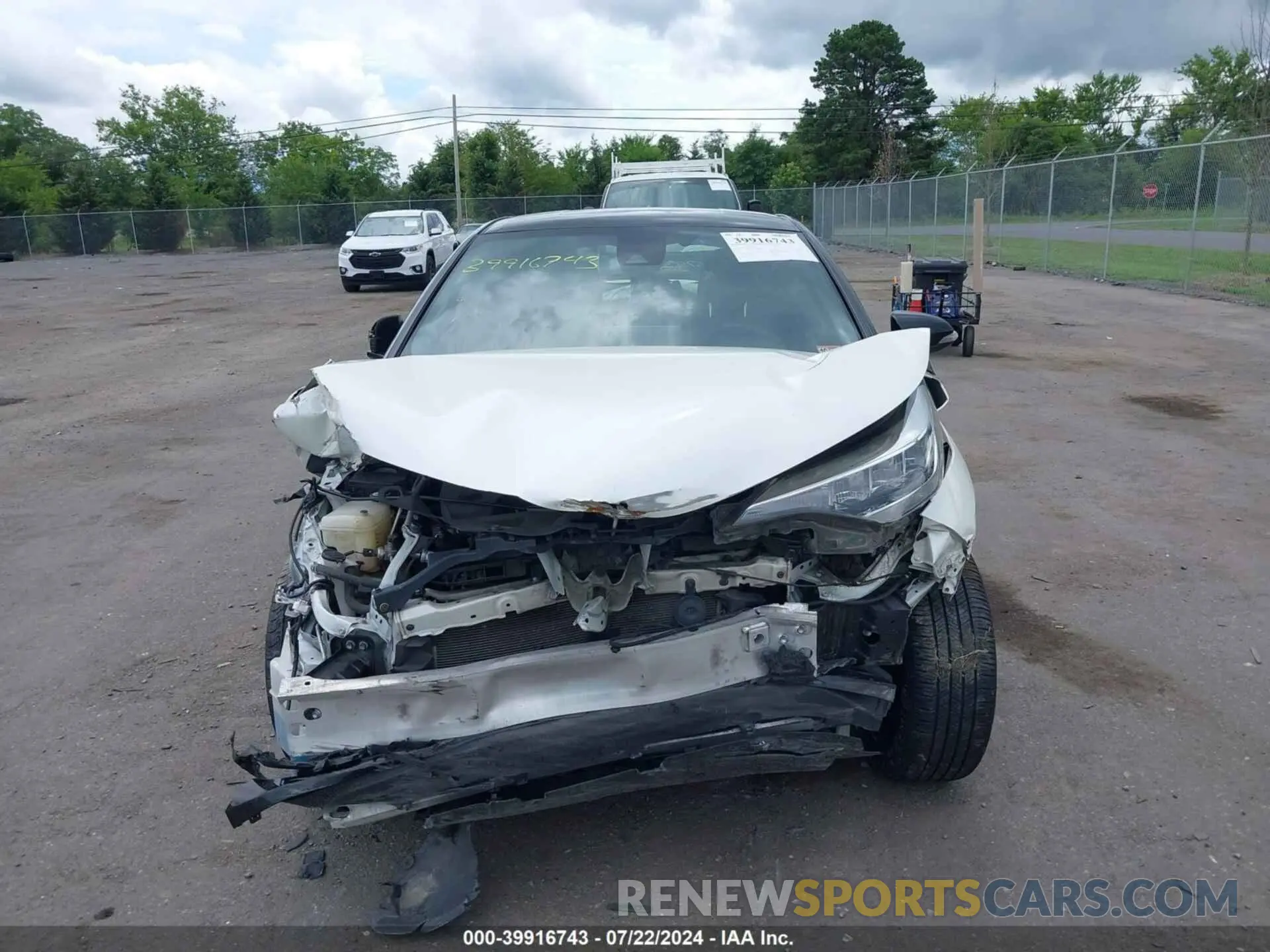 11 fotografías del automóvil dañado JTNKHMBX5M1097923 TOYOTA C-HR 2021