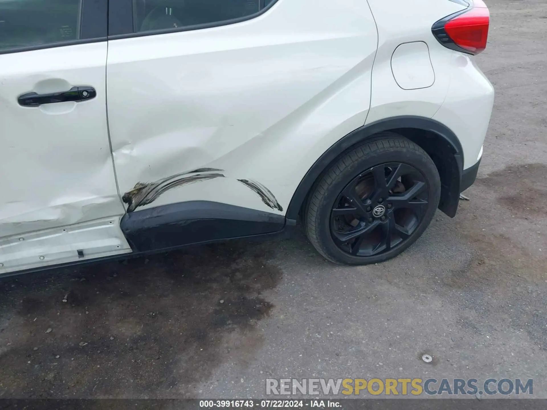 6 fotografías del automóvil dañado JTNKHMBX5M1097923 TOYOTA C-HR 2021