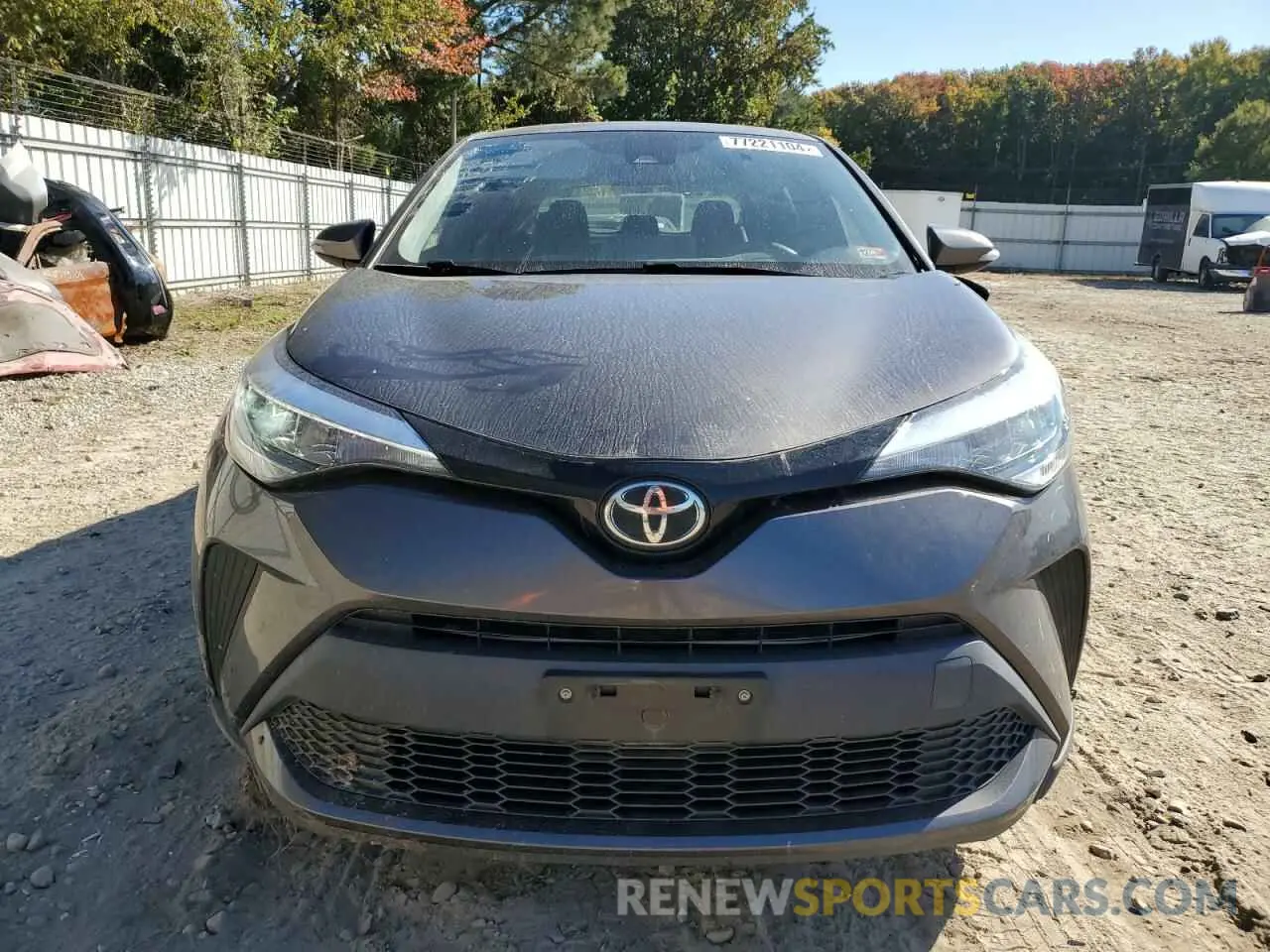 5 fotografías del automóvil dañado JTNKHMBX5M1098103 TOYOTA C-HR 2021