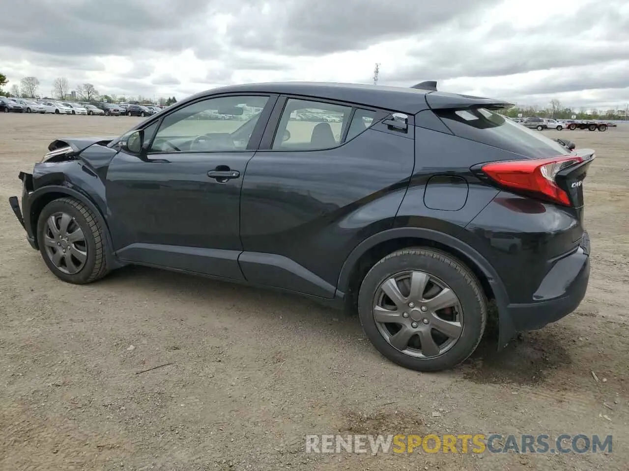 2 fotografías del automóvil dañado JTNKHMBX5M1101338 TOYOTA C-HR 2021