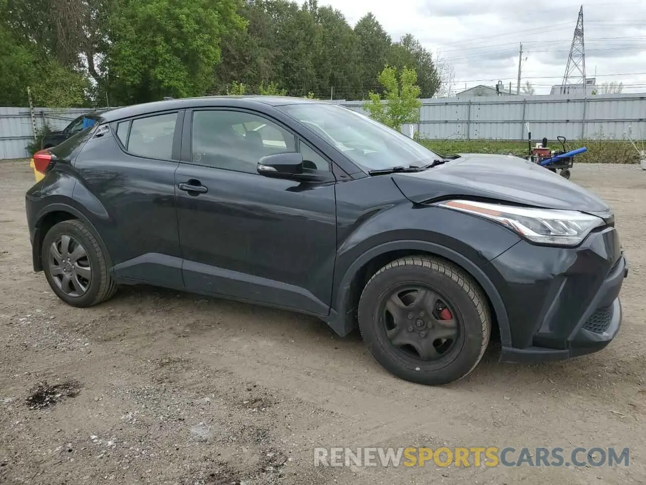 4 fotografías del automóvil dañado JTNKHMBX5M1101338 TOYOTA C-HR 2021