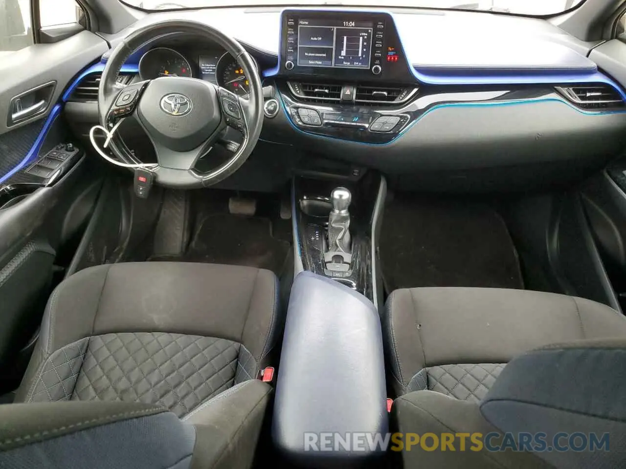8 fotografías del automóvil dañado JTNKHMBX5M1101338 TOYOTA C-HR 2021