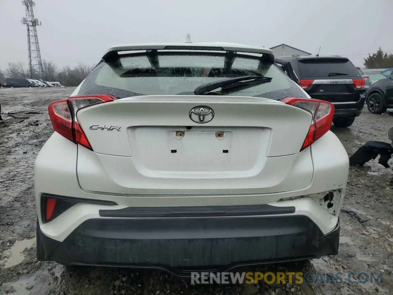 6 fotografías del automóvil dañado JTNKHMBX5M1107124 TOYOTA C-HR 2021