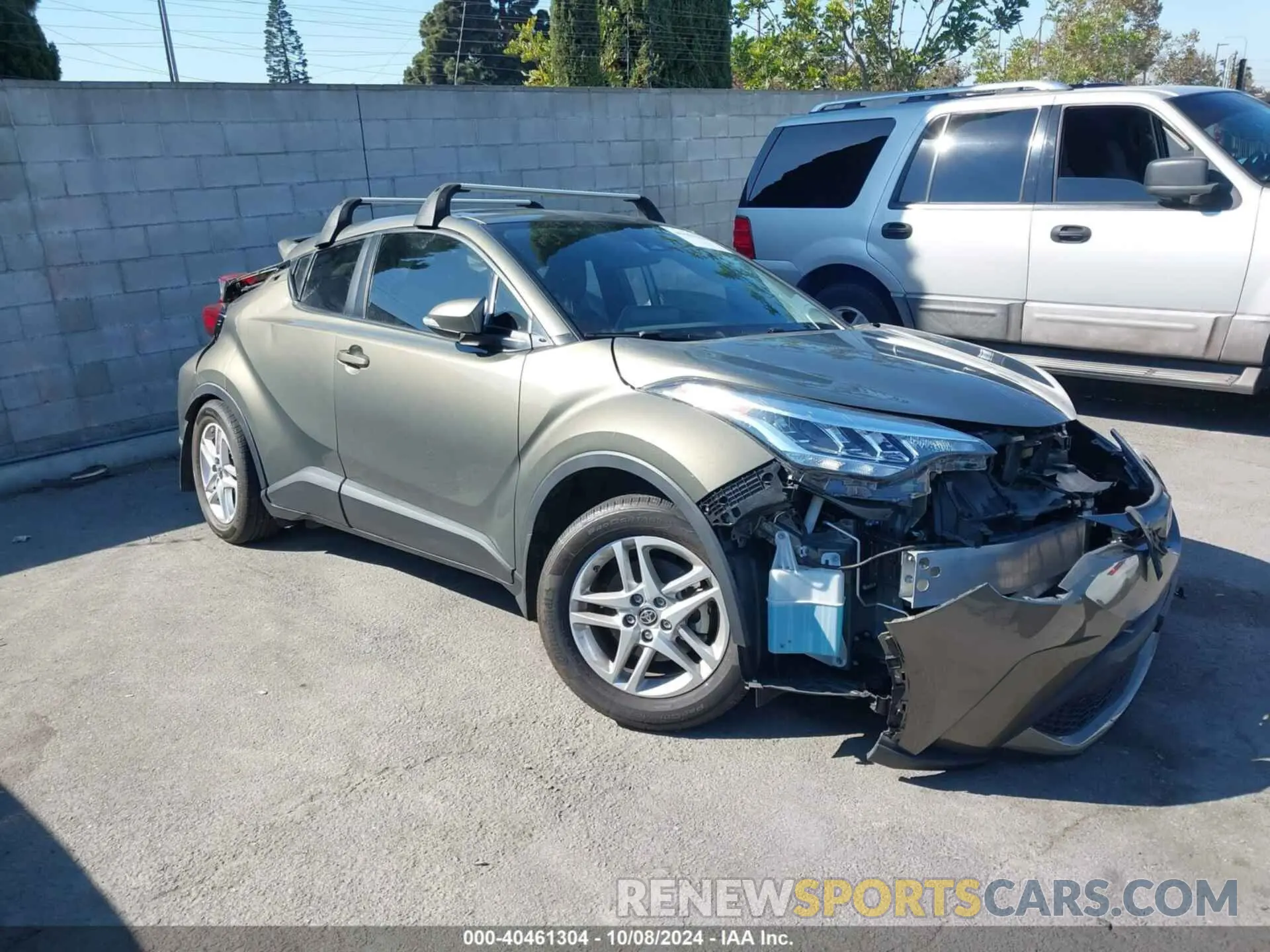 1 fotografías del automóvil dañado JTNKHMBX5M1110377 TOYOTA C-HR 2021
