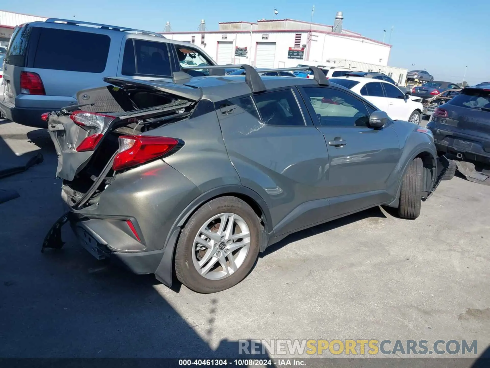 4 fotografías del automóvil dañado JTNKHMBX5M1110377 TOYOTA C-HR 2021