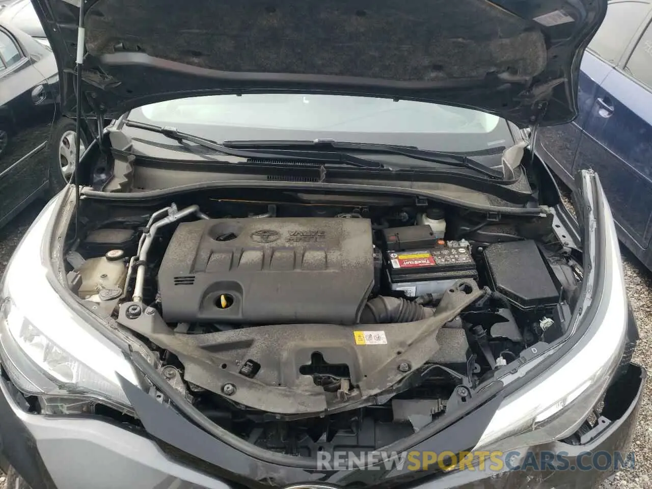 11 fotografías del automóvil dañado JTNKHMBX5M1115904 TOYOTA C-HR 2021