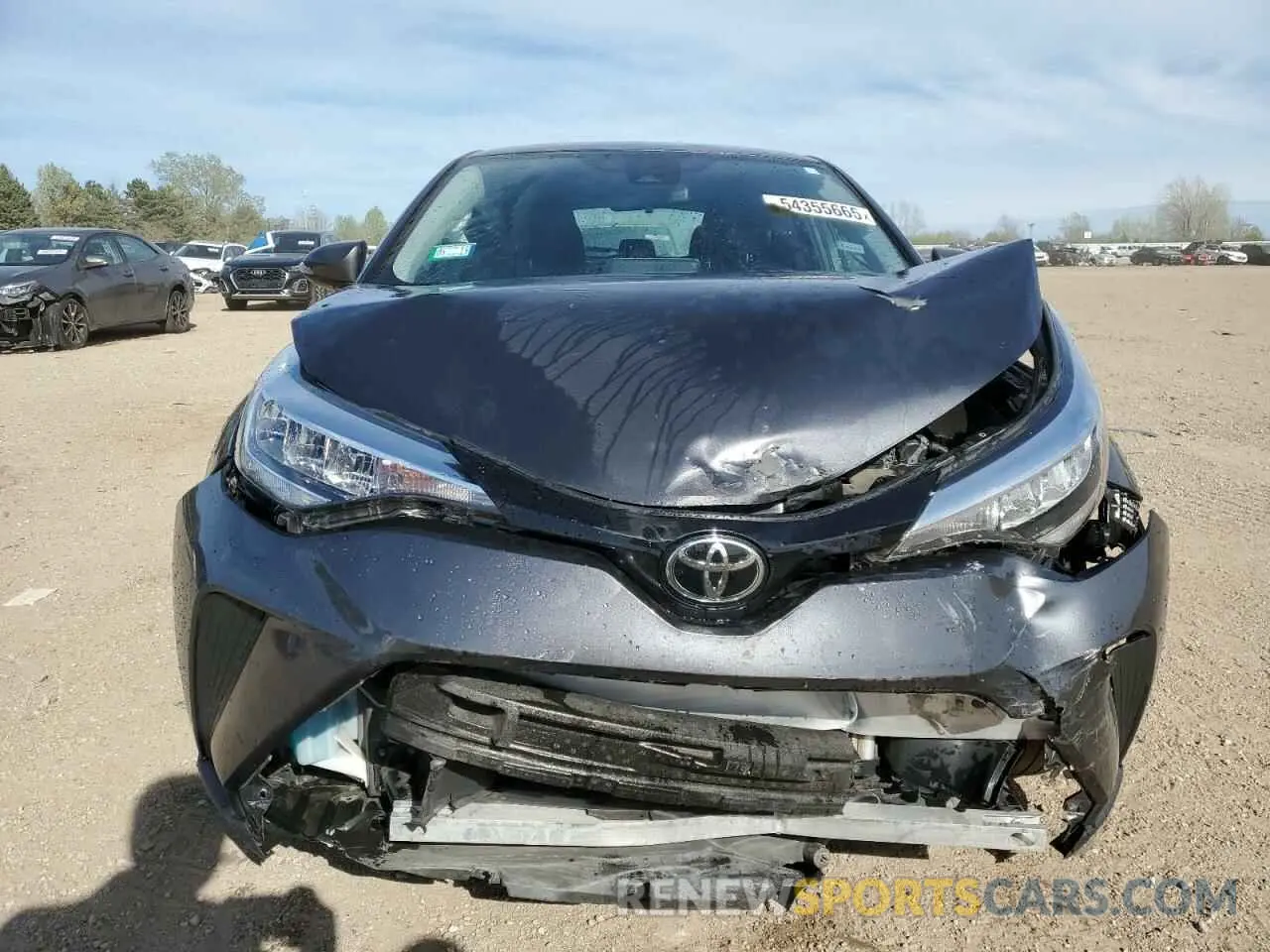 5 fotografías del automóvil dañado JTNKHMBX5M1115904 TOYOTA C-HR 2021