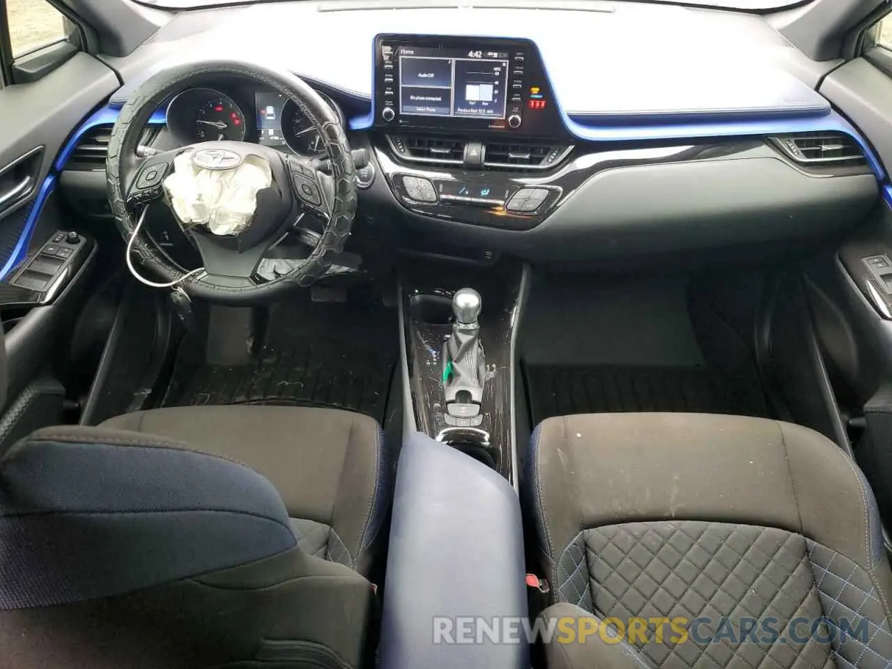 8 fotografías del automóvil dañado JTNKHMBX5M1117362 TOYOTA C-HR 2021