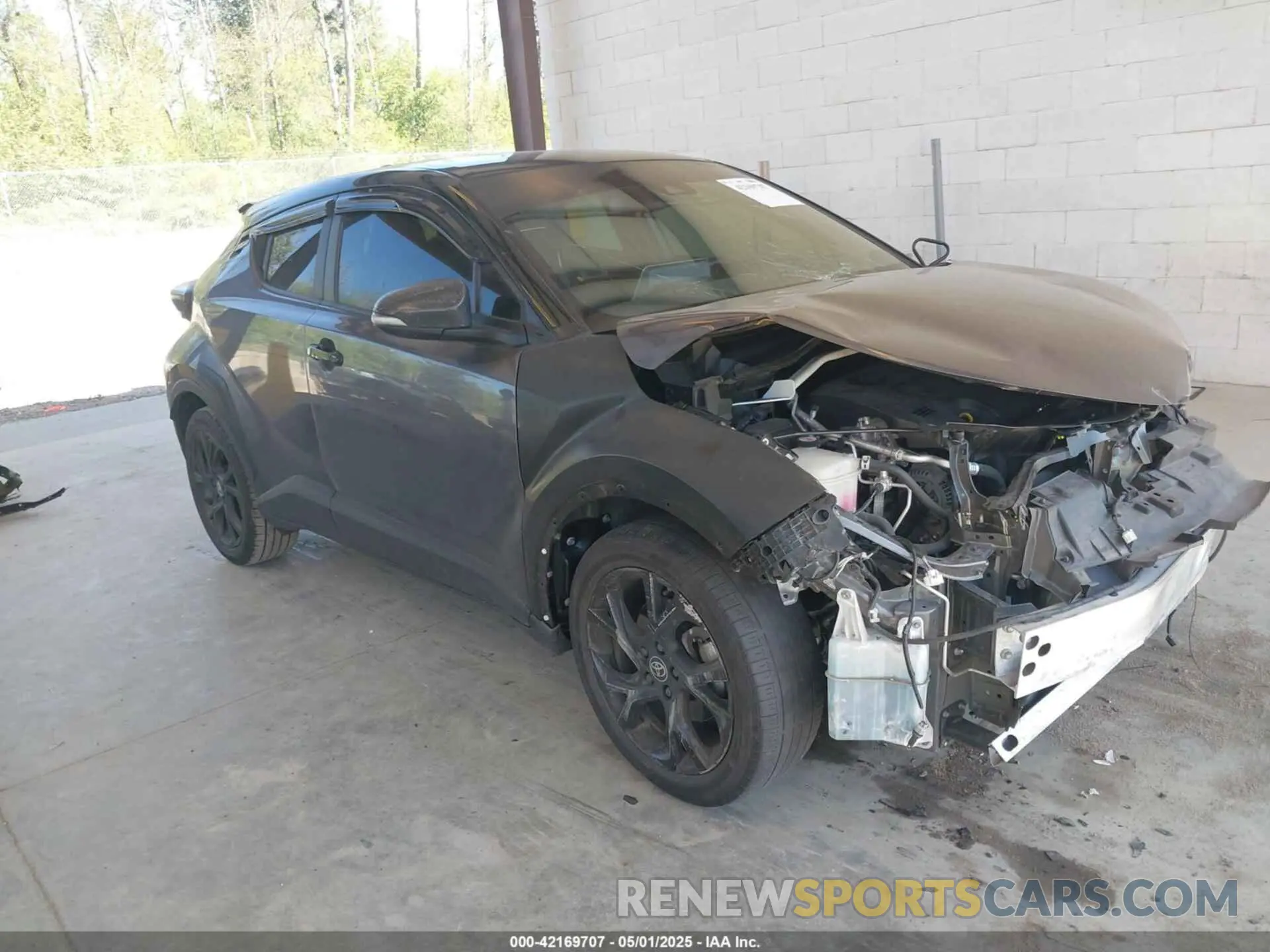 1 fotografías del automóvil dañado JTNKHMBX5M1129253 TOYOTA C-HR 2021
