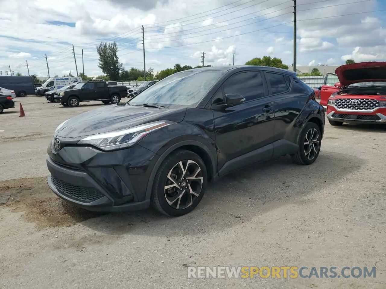 1 fotografías del automóvil dañado JTNKHMBX6M1099714 TOYOTA C-HR 2021
