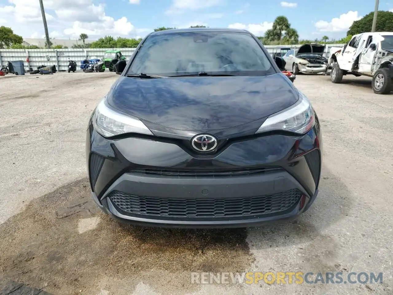 5 fotografías del automóvil dañado JTNKHMBX6M1099714 TOYOTA C-HR 2021