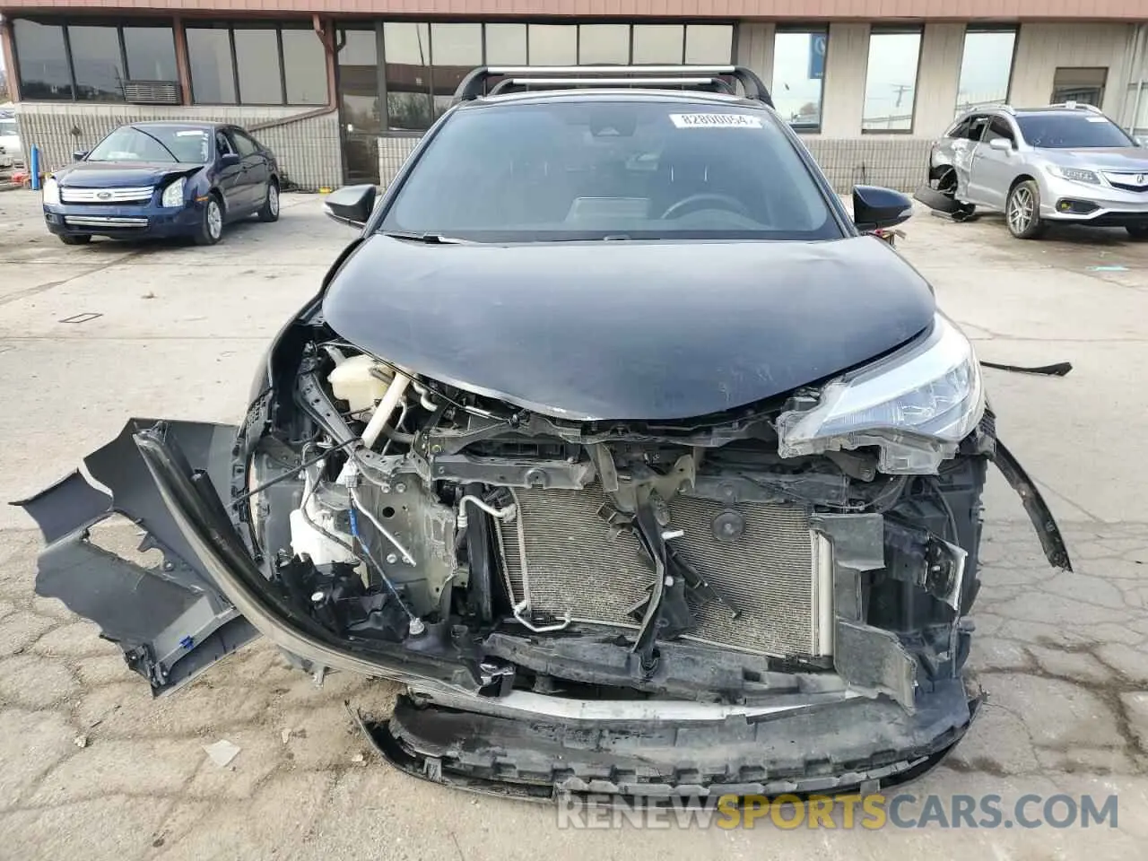 5 fotografías del automóvil dañado JTNKHMBX6M1099910 TOYOTA C-HR 2021
