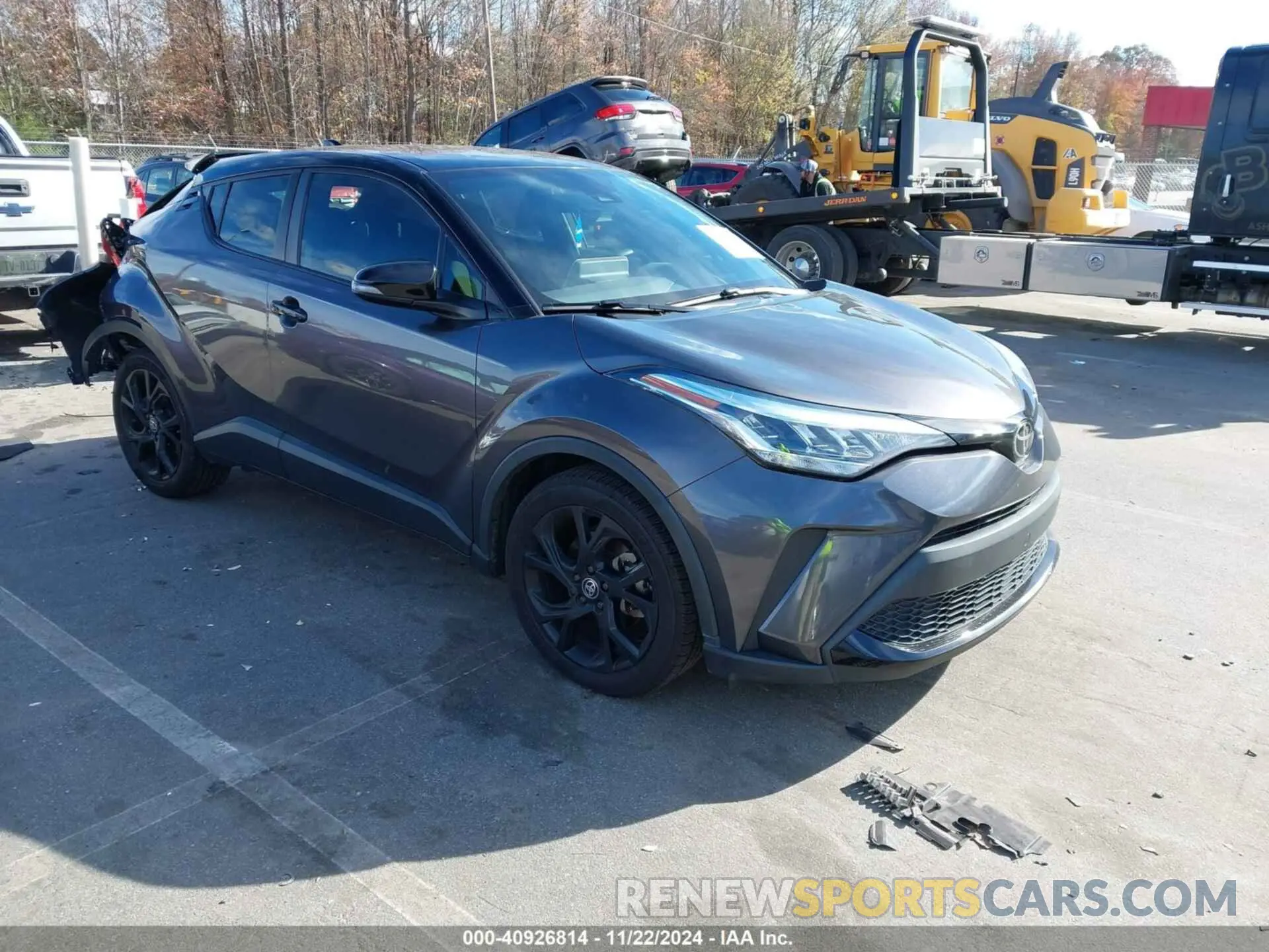 1 fotografías del automóvil dañado JTNKHMBX6M1114518 TOYOTA C-HR 2021