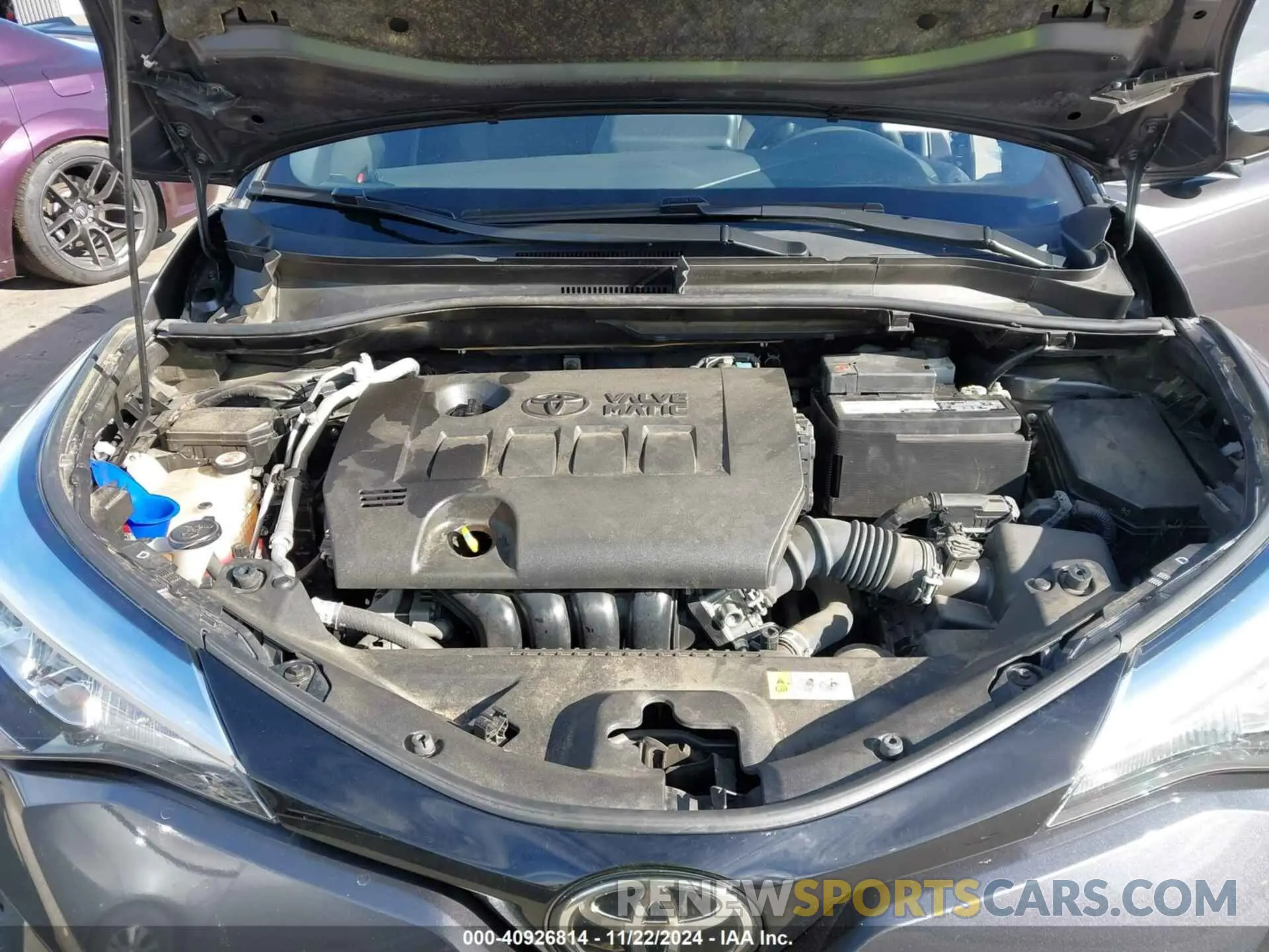 10 fotografías del automóvil dañado JTNKHMBX6M1114518 TOYOTA C-HR 2021