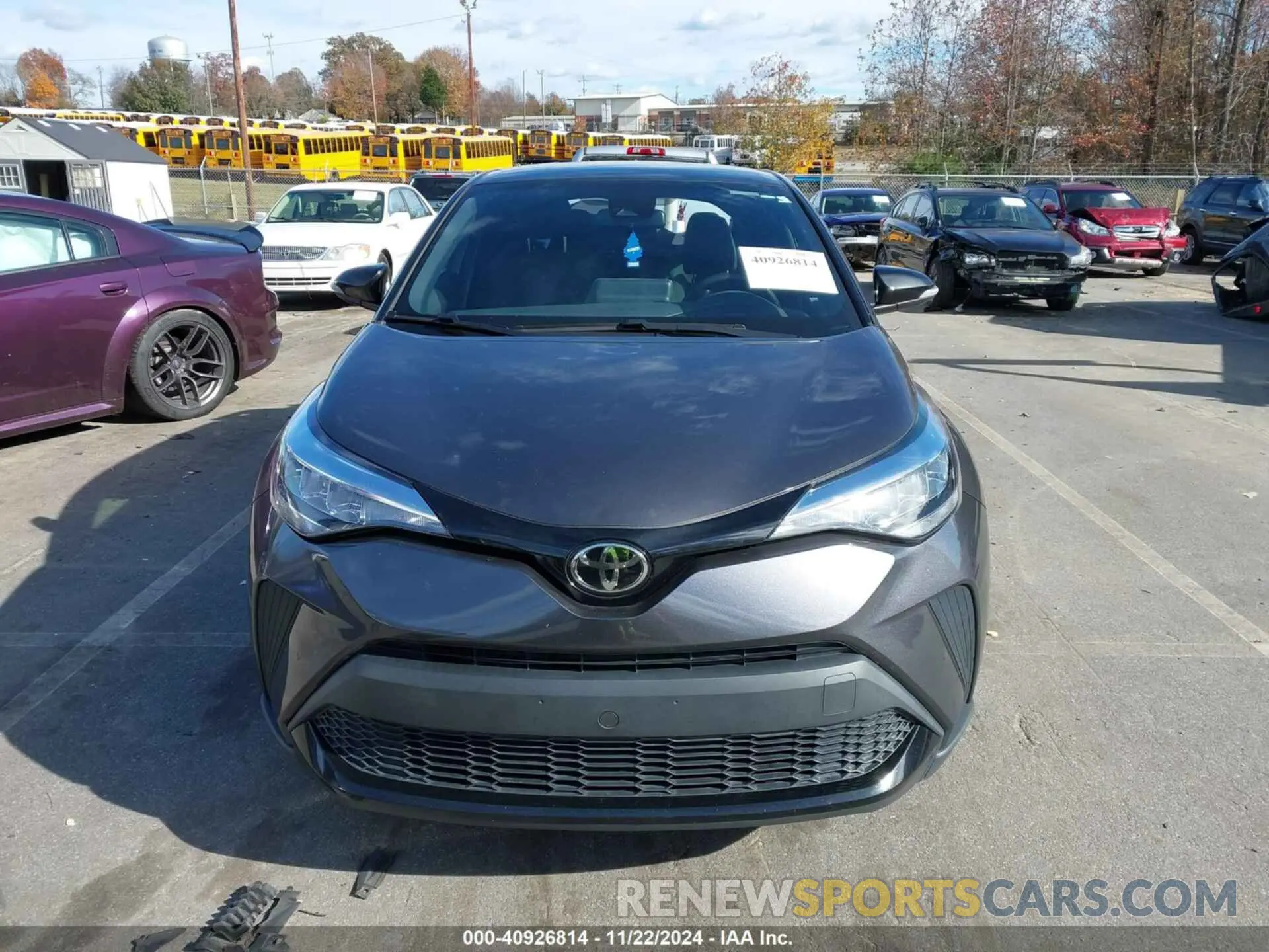 12 fotografías del automóvil dañado JTNKHMBX6M1114518 TOYOTA C-HR 2021