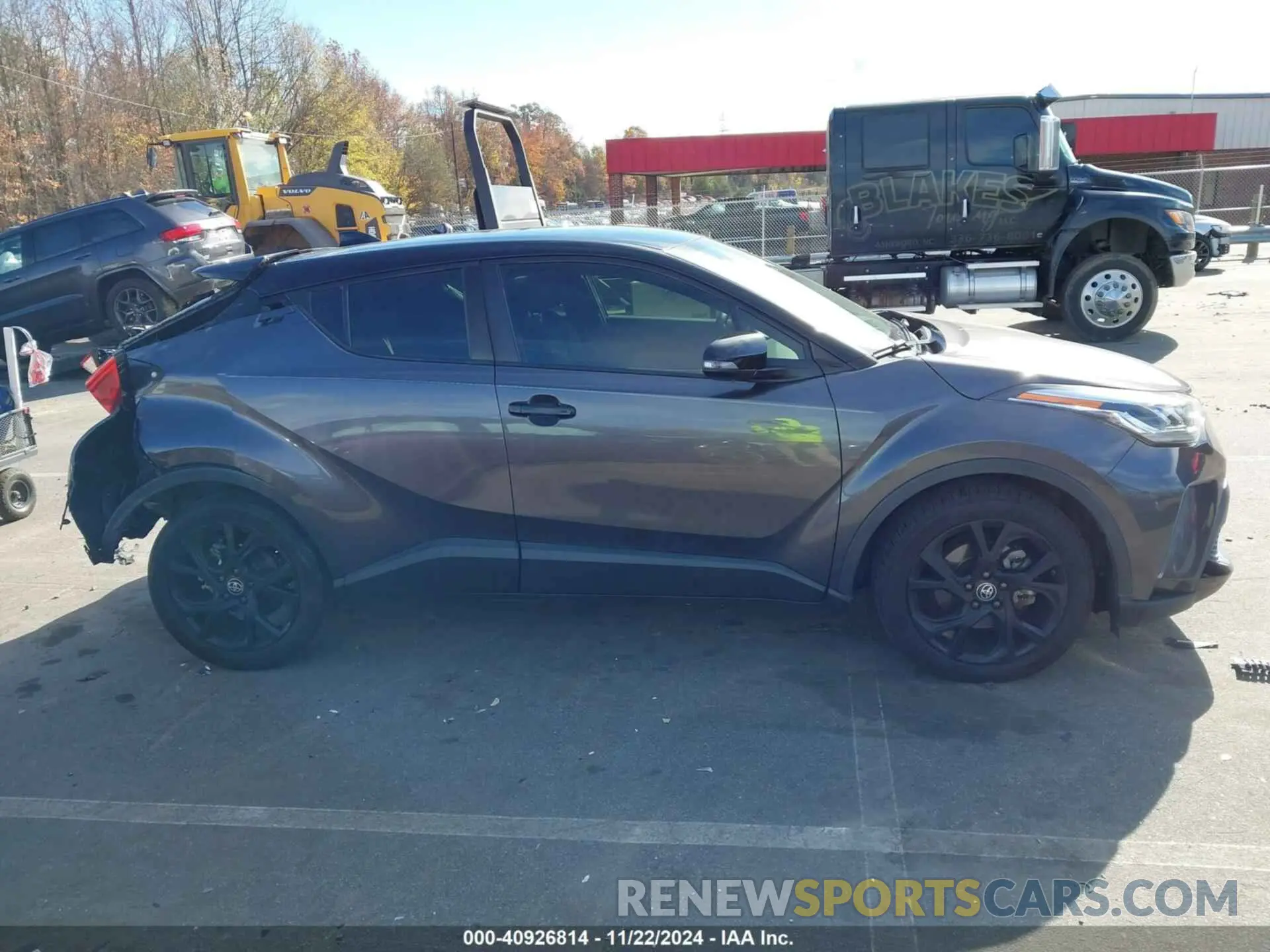 13 fotografías del automóvil dañado JTNKHMBX6M1114518 TOYOTA C-HR 2021