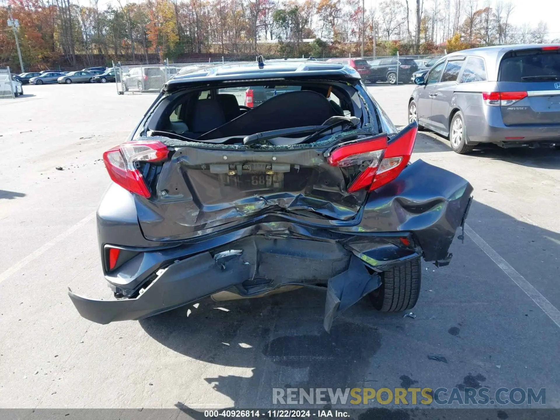 16 fotografías del automóvil dañado JTNKHMBX6M1114518 TOYOTA C-HR 2021