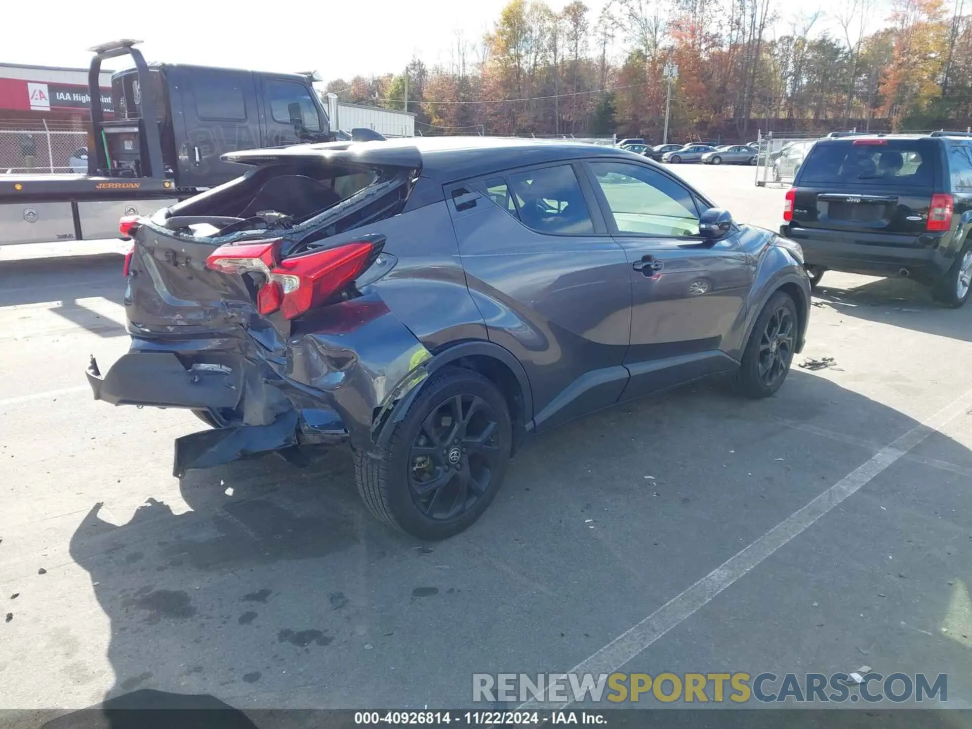 4 fotografías del automóvil dañado JTNKHMBX6M1114518 TOYOTA C-HR 2021