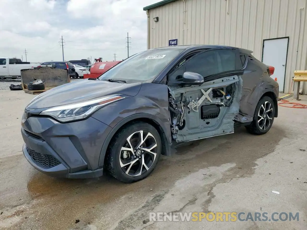 1 fotografías del automóvil dañado JTNKHMBX6M1118875 TOYOTA C-HR 2021